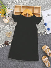 Young Girl Street Style Y2K Floral Printed Round Neck Cap Sleeve Dress